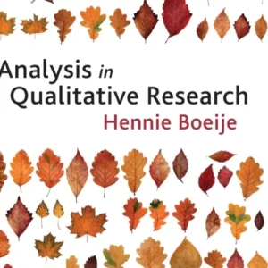 Analysis in Qualitative Research Analysis in Qualitative Research
