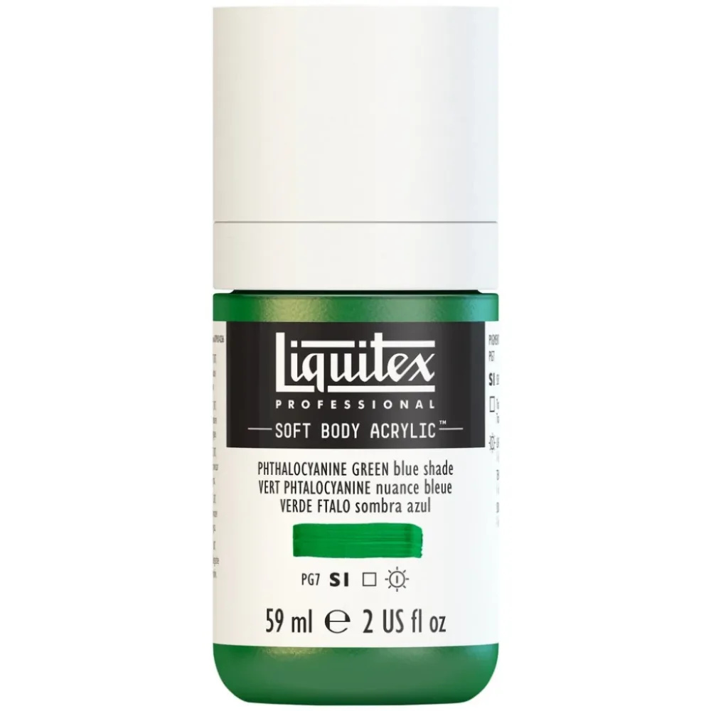 Liquitex Soft Body 59ml - 319 Phthalo Green (Yellow Shade) S1