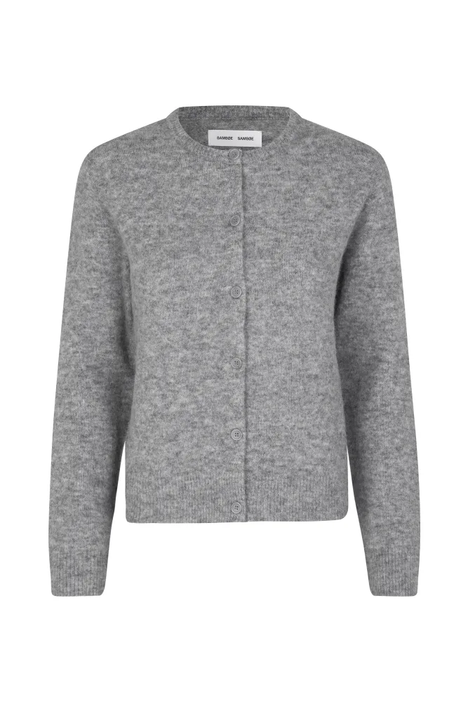 Nor Short Cardigan - Grey Melange