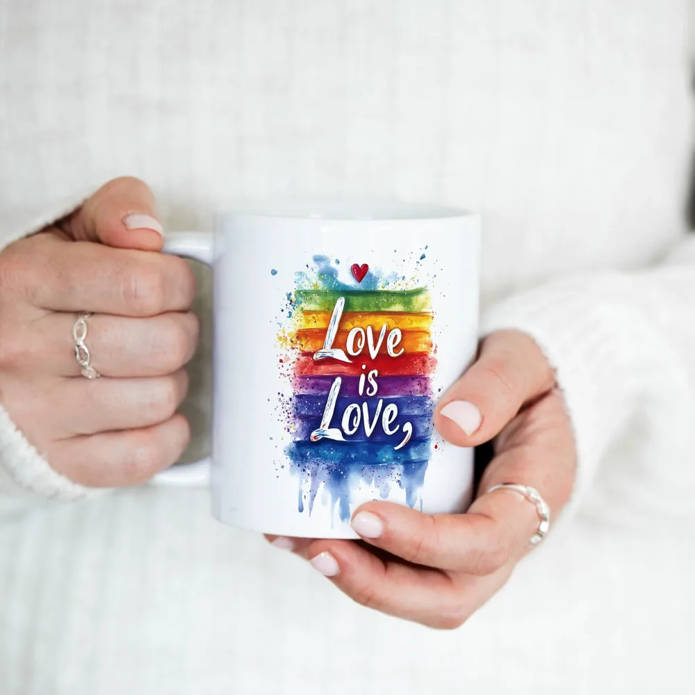 Love in Color Krus – Love is Love Akvarell - Bilde 2