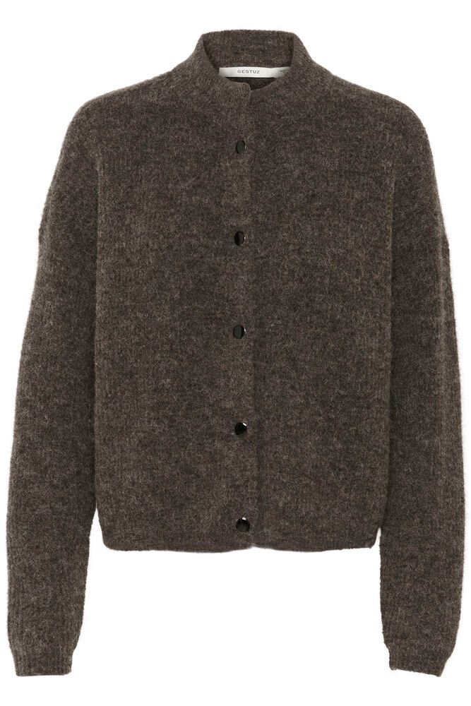 AlphaGZ Short Cardigan - Chestnut Melange - Bilde 2