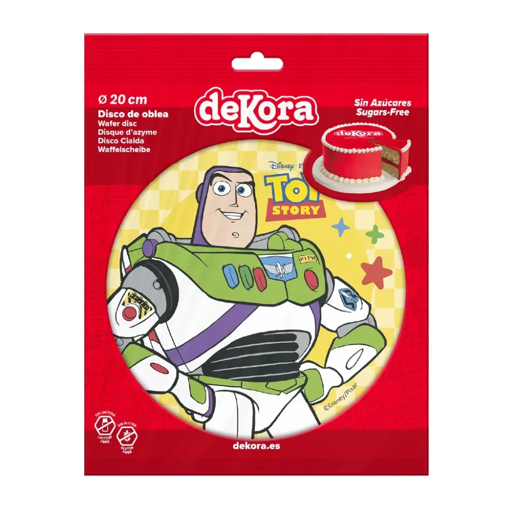 Toy Story Buzz Lightyear Kakebilde, 20 cm Toy Story Buzz Lightyear Kakebilde, 20 cm