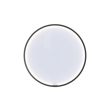 SPEIL SCANBAD MOON MED BELYSNING Ø75CM SVART