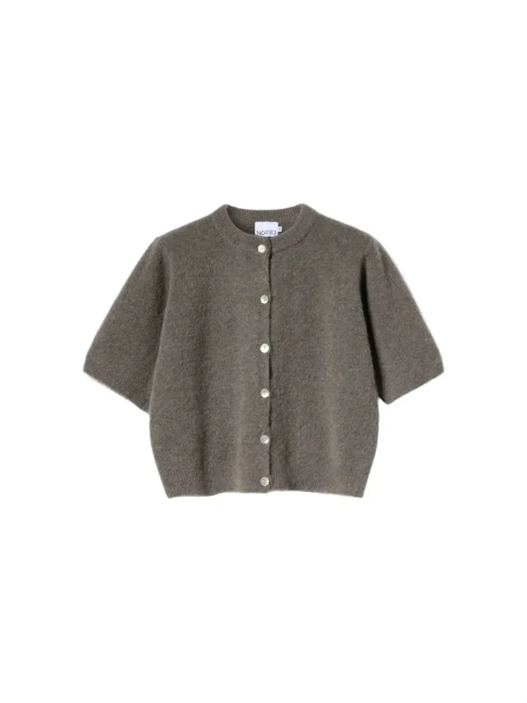 Kae Ss Knit Cardigan - Coffee