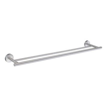 HÅNDKLESTANG SMEDBO HOME DOBBEL 64,8CM BØRSTET KROM HÅNDKLESTANG SMEDBO HOME DOBBEL 64,8CM BØRSTET KROM