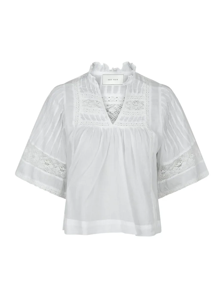 Siama S Voile Blouse - White