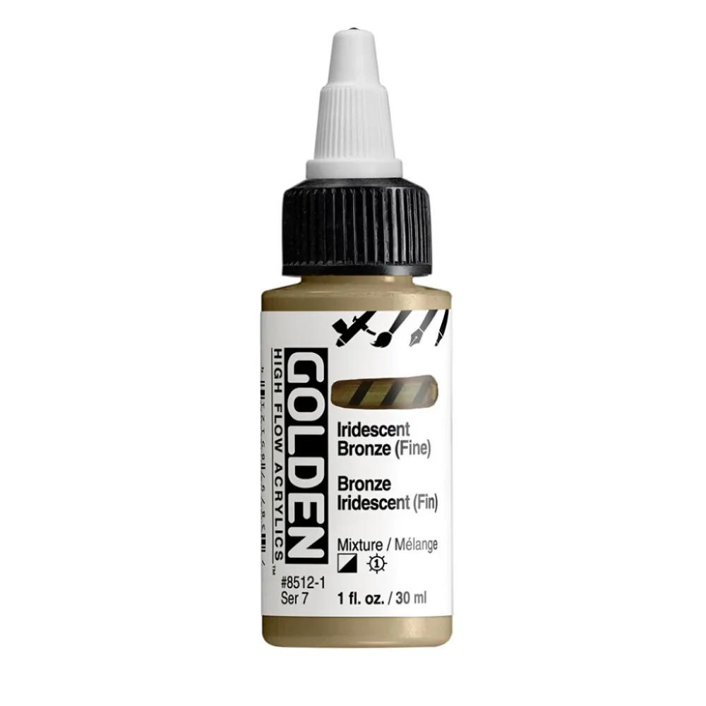 Golden High Flow Acrylics 30ml - Iridescent Bronze Fine