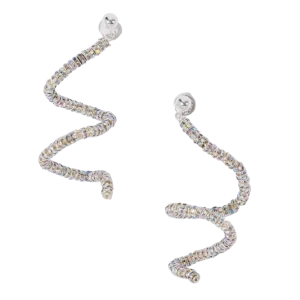 Skinny Viper Earrings – Silver Skinny Viper Earrings – Silver