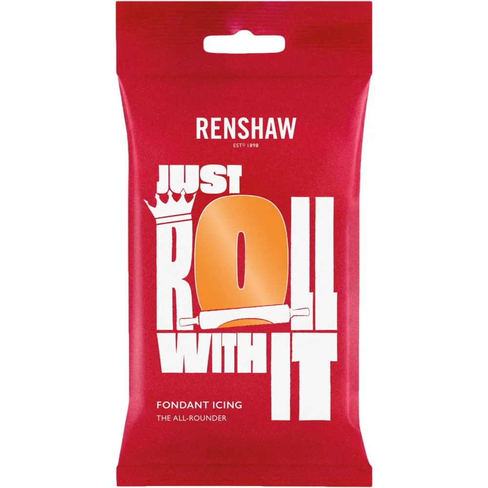 Oransje fondant fra Renshaw, 250g