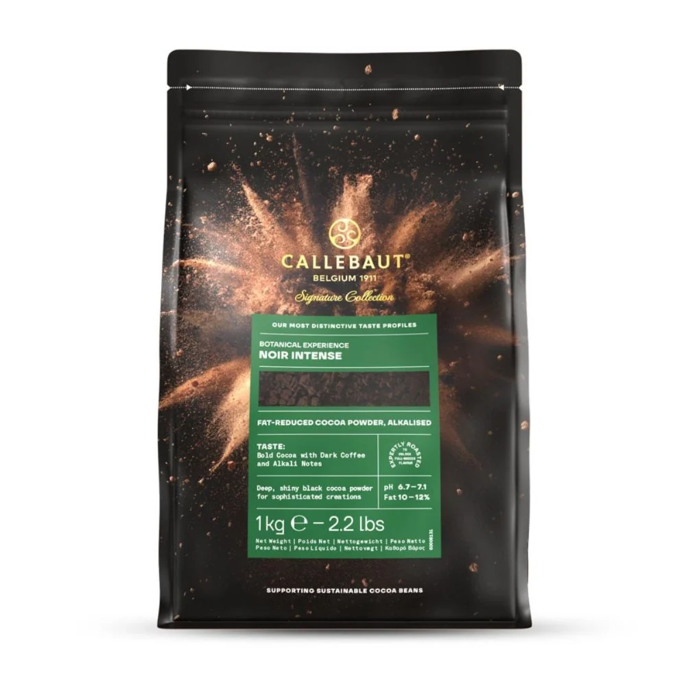 Callebaut Svart kakaopulver, Noir Intense Lean, 1kg