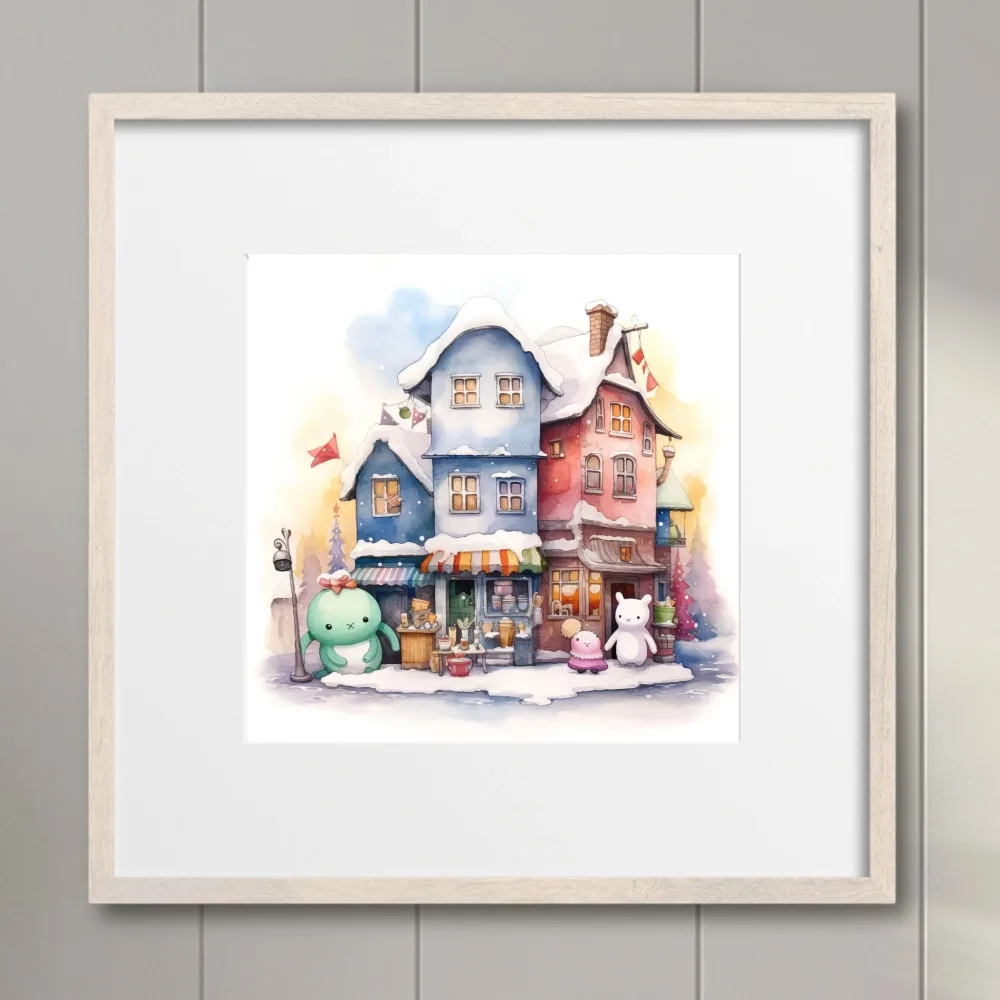 Vinterlandsbyens magi No 8 - plakat og lerret - Bilde 3