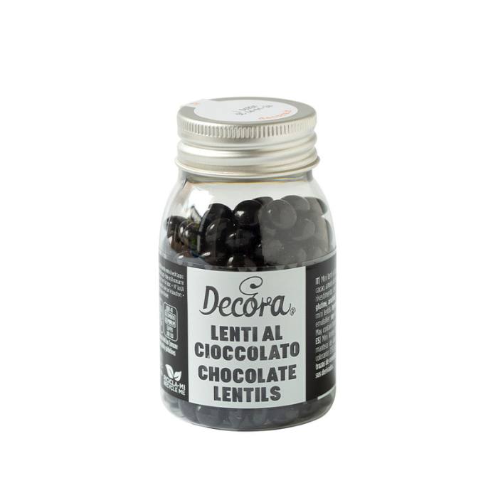 Decora Sjokoladelinser -Svart- 10mm, 80g - Bilde 2