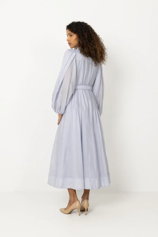 Colide Shirt Dress - French Blue - Bilde 3