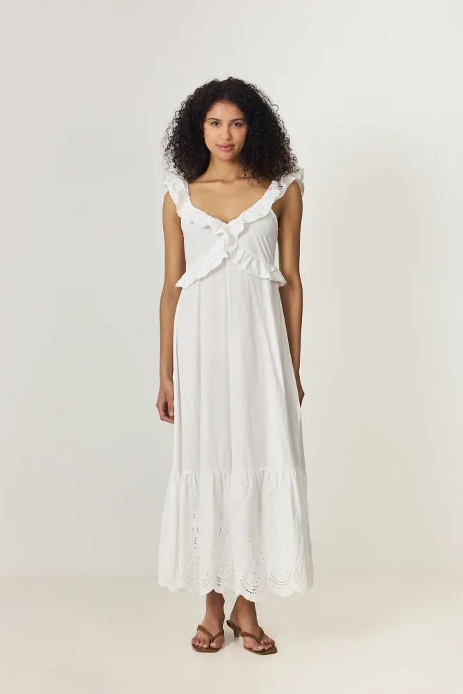 Melbaic Dress - White Embroidery - Bilde 2