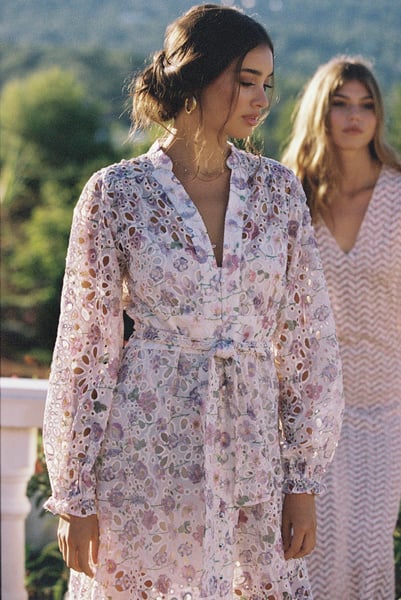 Lenna Maxi Dress - French Floral - Bilde 3