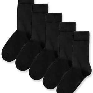 Essential Ankle Sock 5P – Black