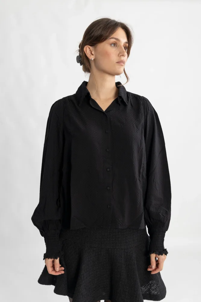 Yastilera Ls Shirt - Black - Bilde 3