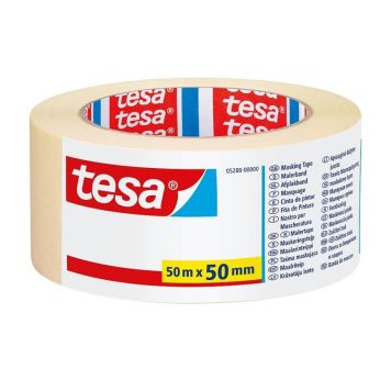 MASKERINGSTAPE TESA ECONOMY 50MX50MM MASKERINGSTAPE TESA ECONOMY 50MX50MM