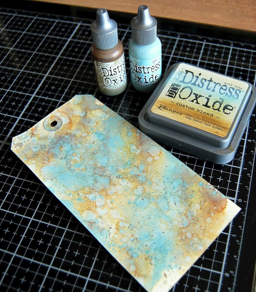 Distress ink stempelpute - custom blend DIY - Bilde 2