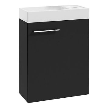 BADEROMSMØBEL RIVA ALMA 50CM SVART MATT BADEROMSMØBEL RIVA ALMA 50CM SVART MATT