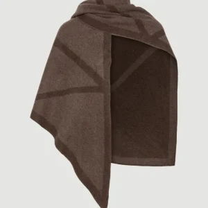 Triangle Scarf Merino – Tobacco / Cacao