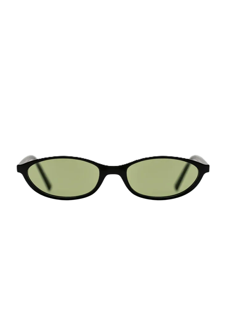 Hazel - Black/Light Green