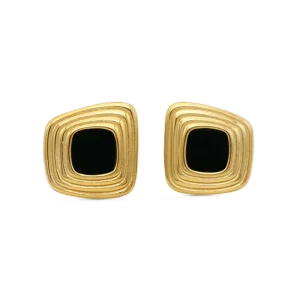 Frame Earrings – Gold