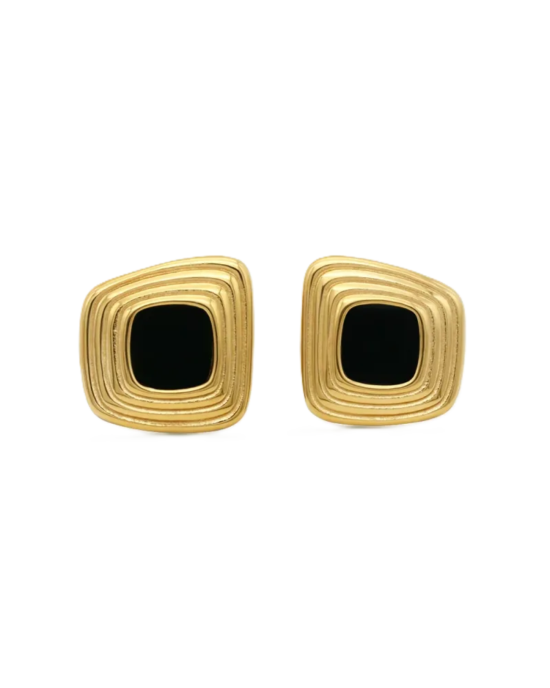 Frame Earrings - Gold