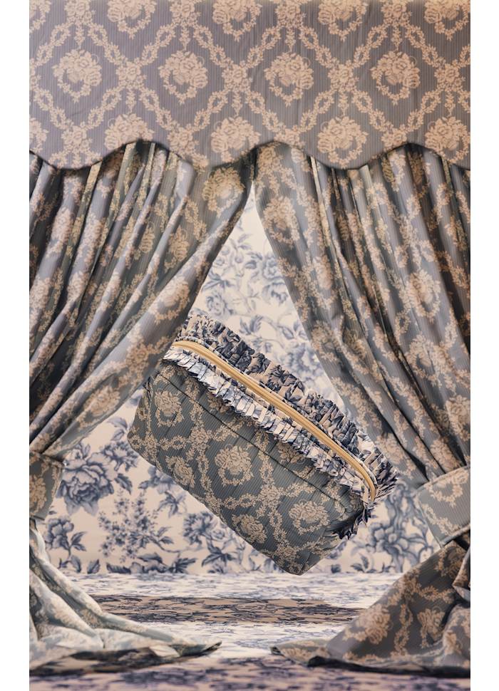 BON DEP - Pouch Square Ruffles Liberty - Garland Hampers