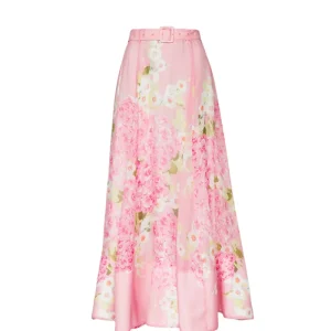 Organza Maxi Skirt – Cherry Blossom