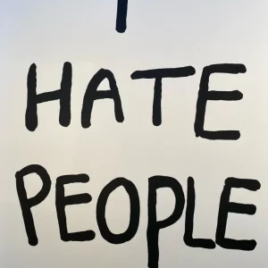 I hate people I hate people