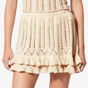 ISABEL MARANT ÈTOILE – Nelle Skirt – Ecru ISABEL MARANT ÈTOILE – Nelle Skirt – Ecru