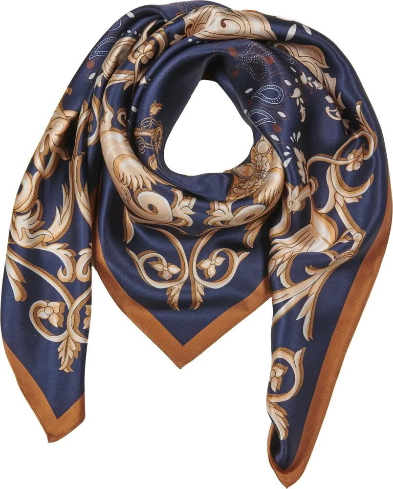 Lola Silk Scarf - Navy - Bilde 2