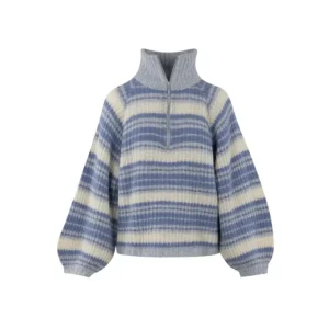 Lova Half-Zip – Blue