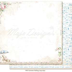 NYHET! Maja Design –  Summer feeling – Lazy days – 12 x 12″