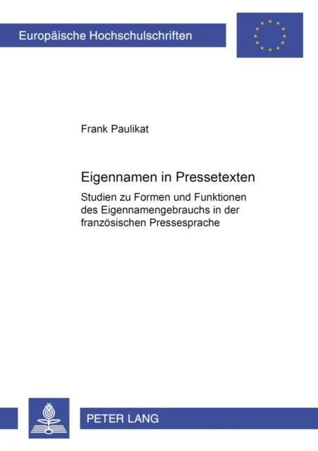 Eigennamen in Pressetexten