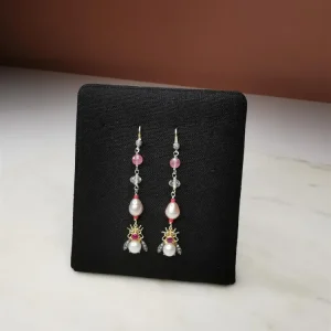 5 OCTOBRE – Beams Moon Earring – Ruby