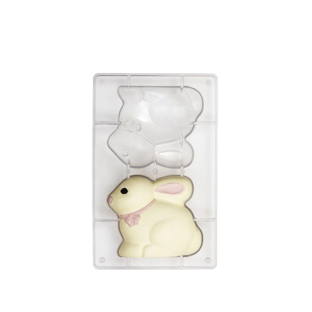 Decora Sjokoladeform, Polykarbonat -Kanin- 9,4x8cm