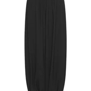 Balloon Pleated Pants – Black
