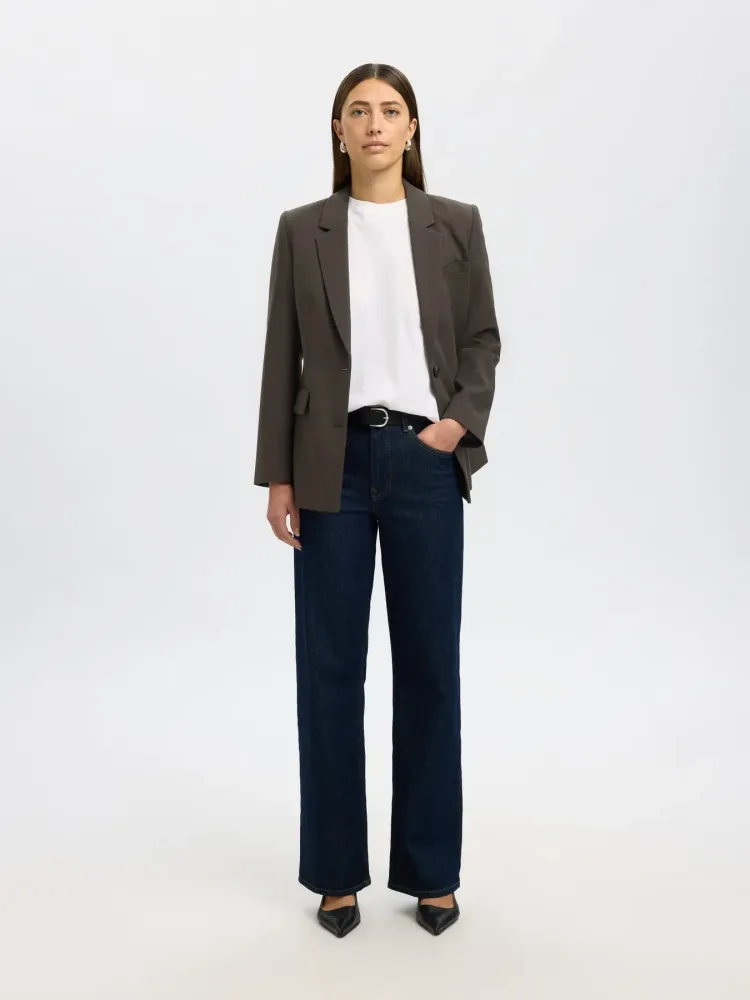 Rita Ls Classic Blazer - Delicioso Melange - Bilde 3