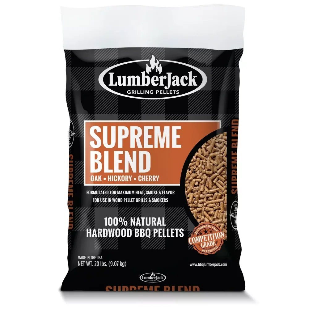 LumberJack Supreme Blend OHC BBQ Grilling Pellets 9kg