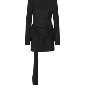 Mini Dress W/ Ls – Black