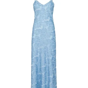 Clia Fringe Dress – Sky Blue