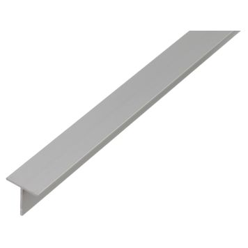 T-PROFIL GAH ALBERTS ALUMINIUM GRÅ 15X15X1000MM