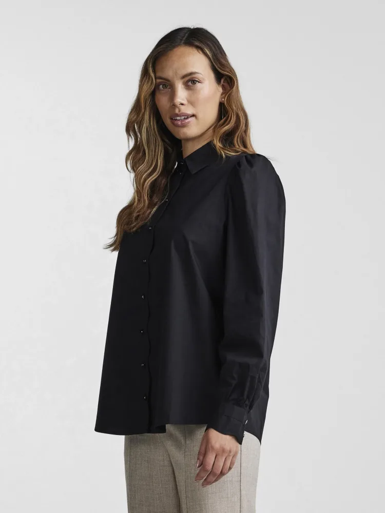Yascrispa LS Shirt - Black - Bilde 3