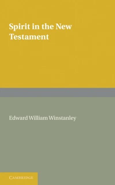 Spirit in the New Testament