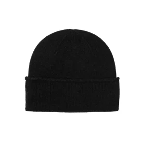 Marseille Turnup Beanie – Jet Black
