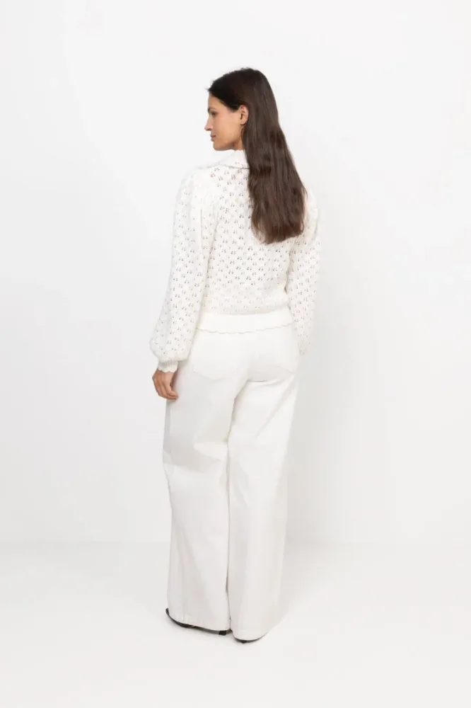 Alexandra Cardigan - White - Bilde 3