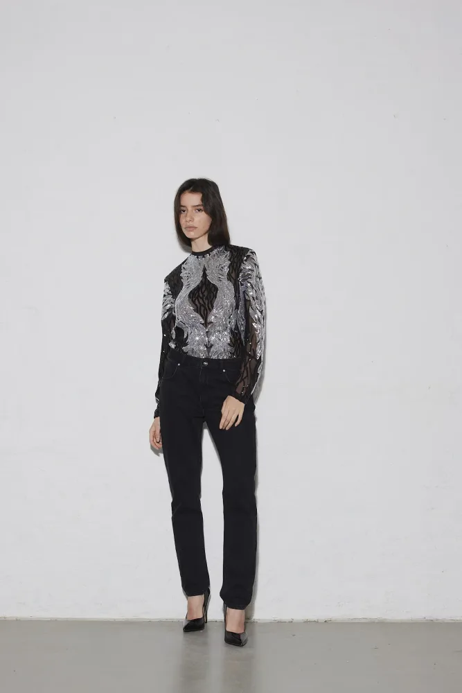 Backstage Top - Black/Silver - Bilde 2