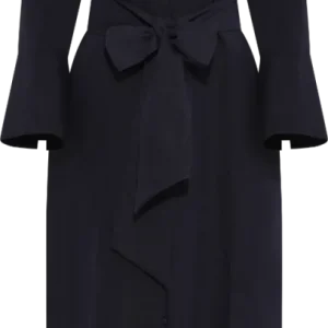 Linny Linen Dress – Navy